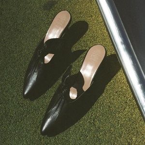 Maryam Nassir Zadeh Palo Mule Black- Sz 40 (10)